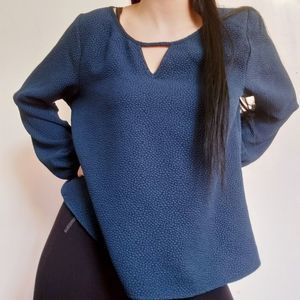 🌟HOSTPICK🌟Xhilaration Aqua LongSleeve V-Neck Shirt